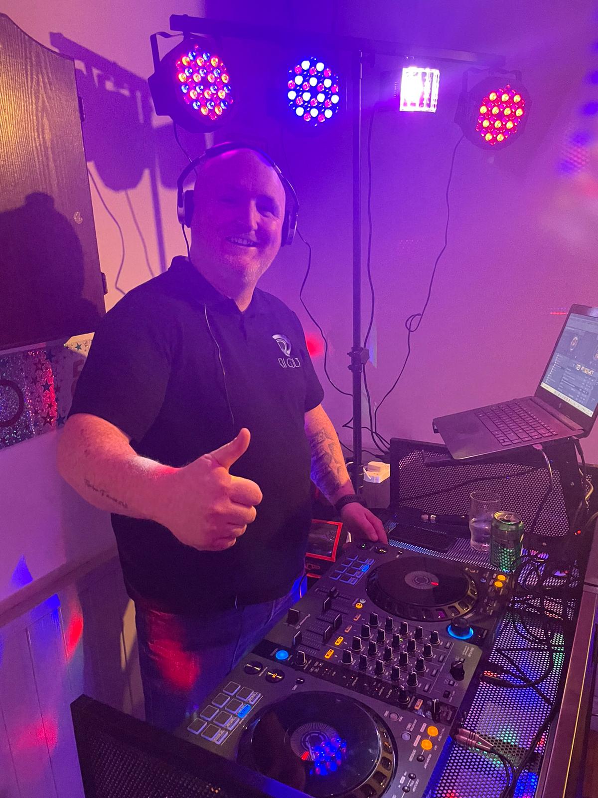 DJ Colt event photo, lights and crowd